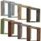 Ekena Millwork Rectangle, Open Back, Vintage Farmhouse Shadow Box Shelves, Barnwood Decor Collection, PK3 DECR18SBRTOBBR - alternate 2